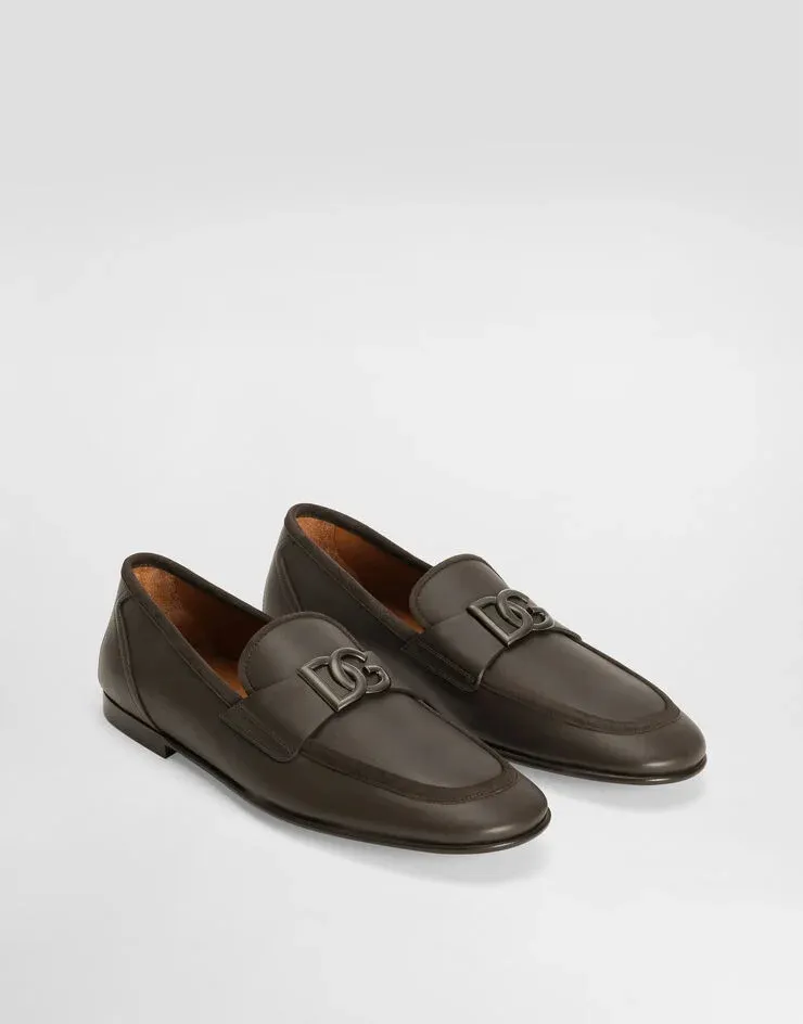 Dolce & Gabbana Erice Dg Logo Plaque Loafers