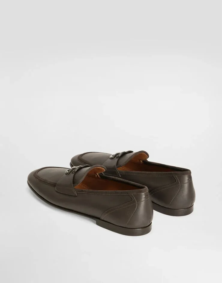 Dolce & Gabbana Erice Dg Logo Plaque Loafers