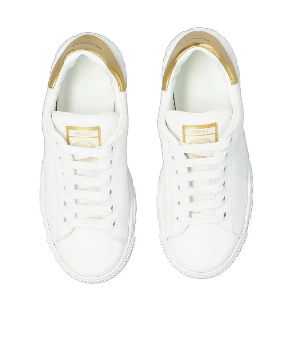 Versace Kids Logo Printed Sneakers