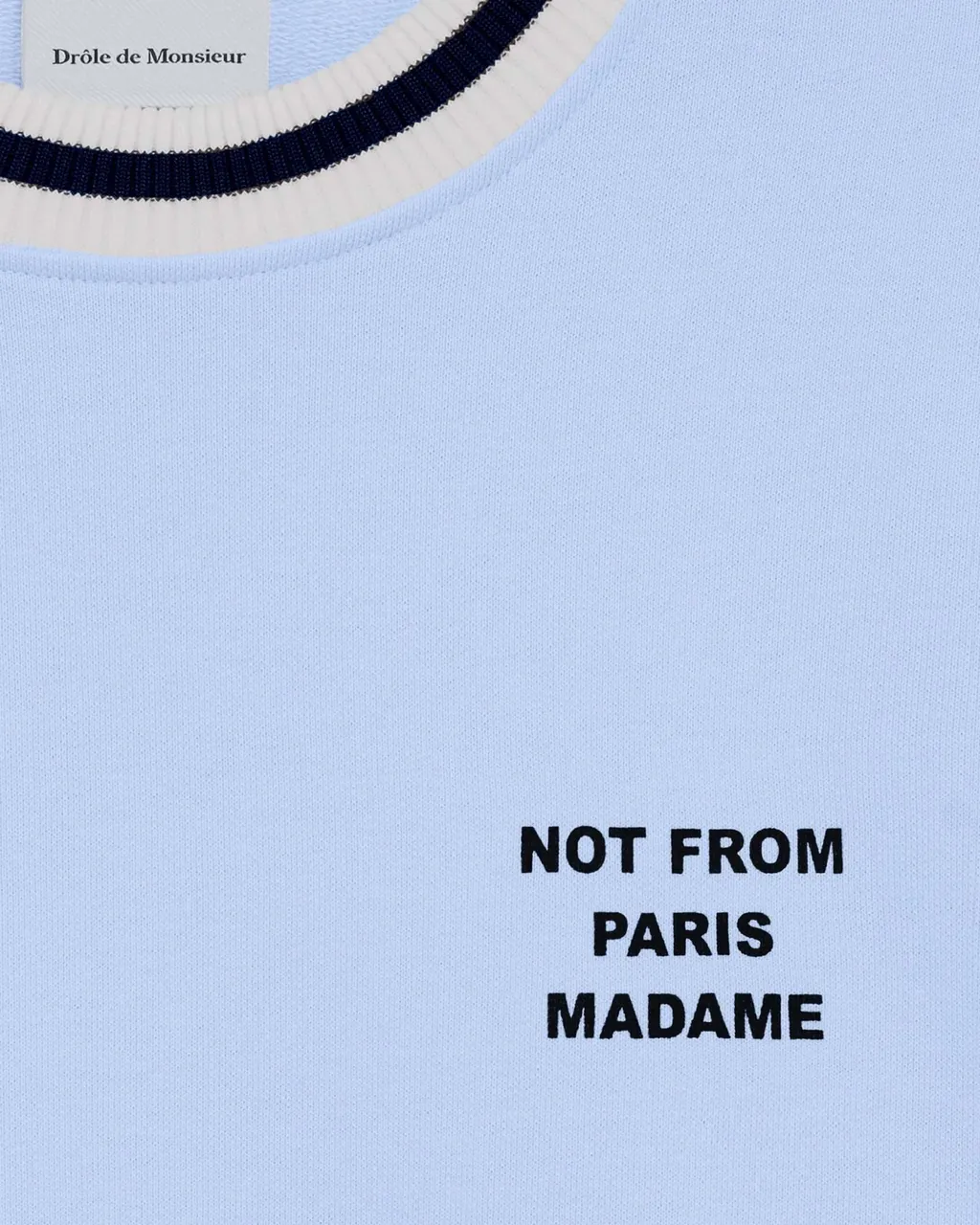 DrÔLe De Monsieur Sweatshirt Slogan Sport Sweatshirt