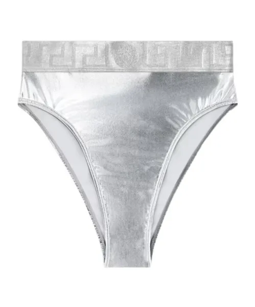 Versace Metallic Bikini Bottoms