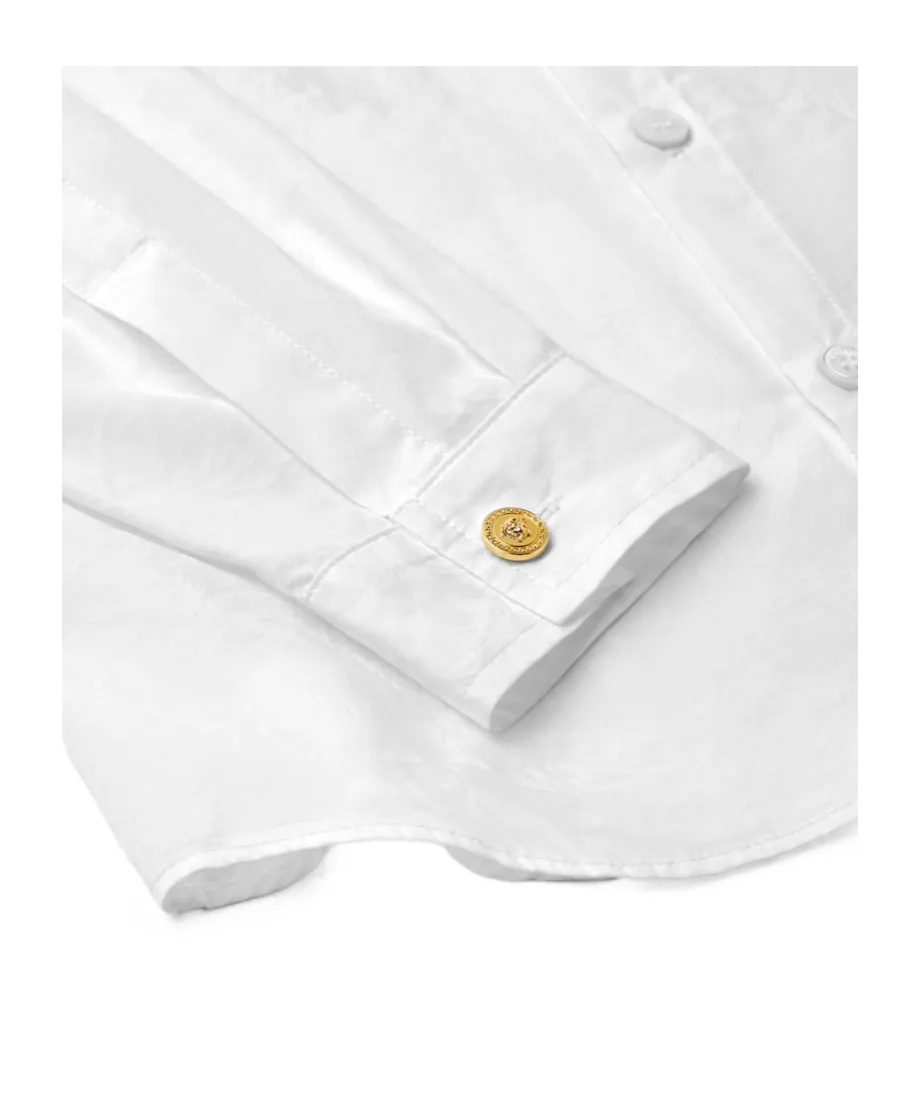 Versace Kids Jacquard Poplin Shirt