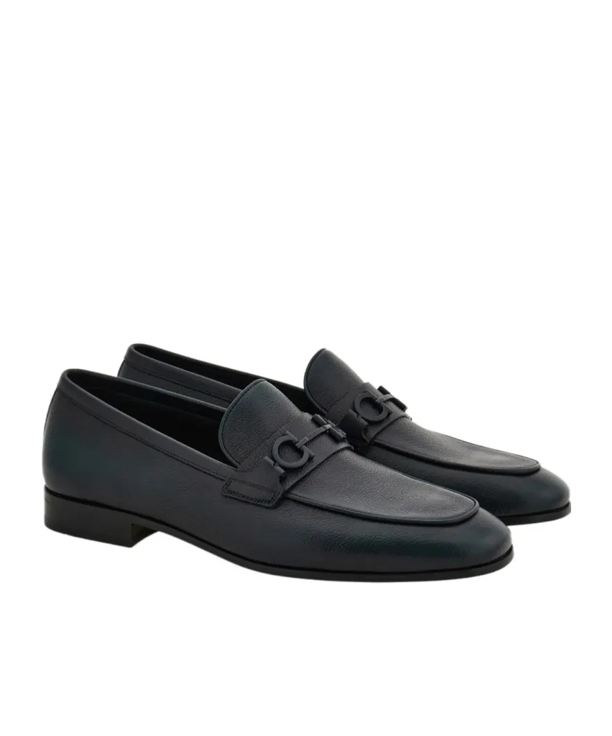 Ferragamo Gancini Stirrup Loafers