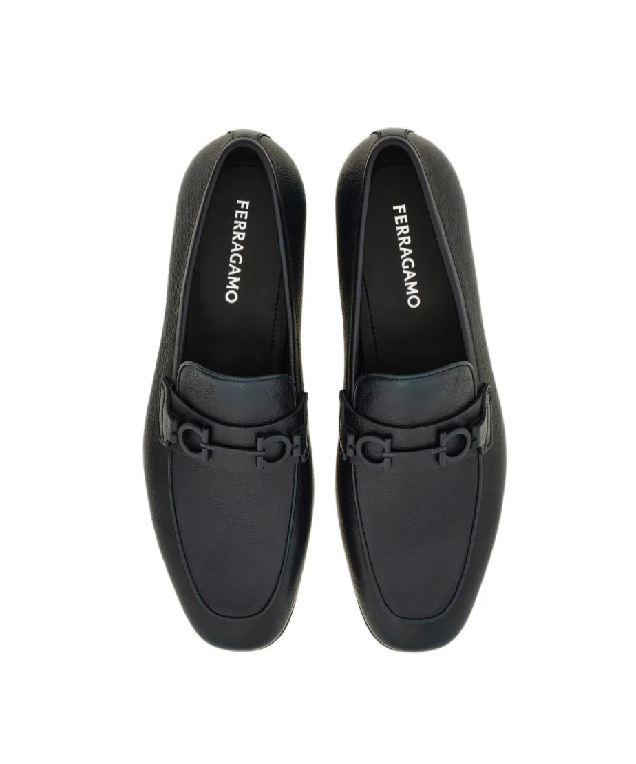 Ferragamo Gancini Stirrup Loafers