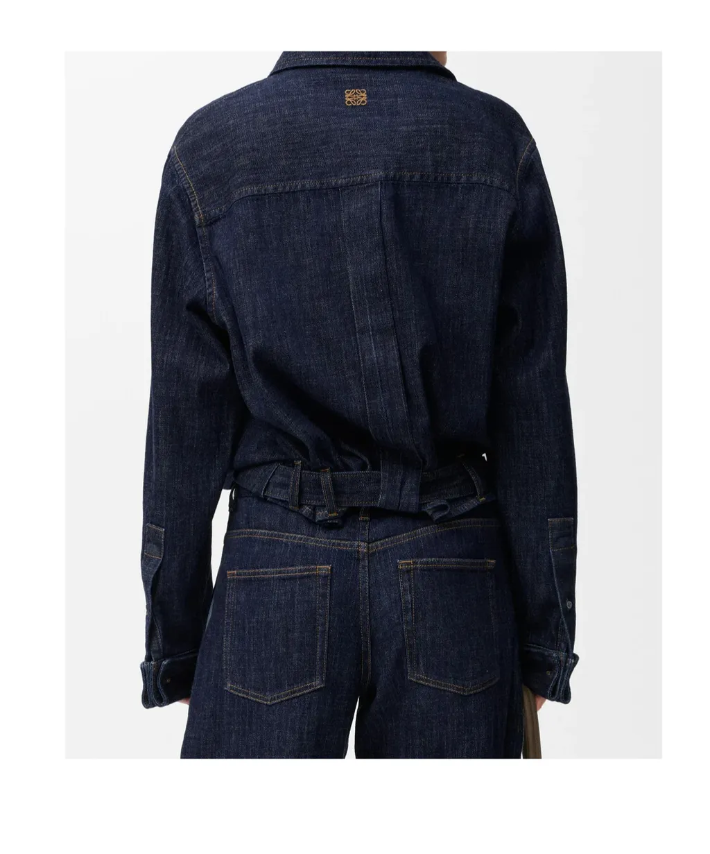 Loewe Draped Denim Shirt
