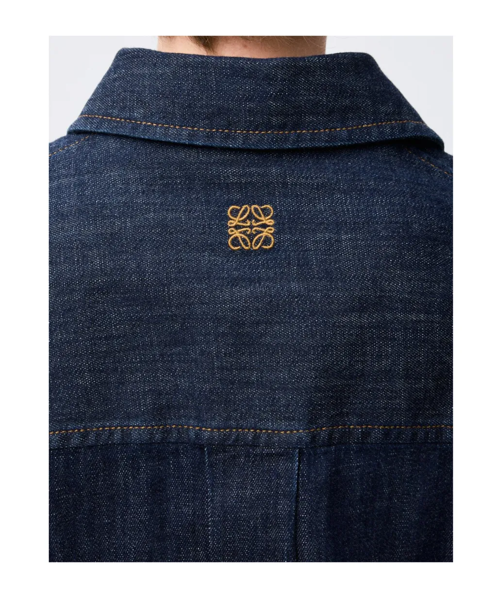 Loewe Draped Denim Shirt