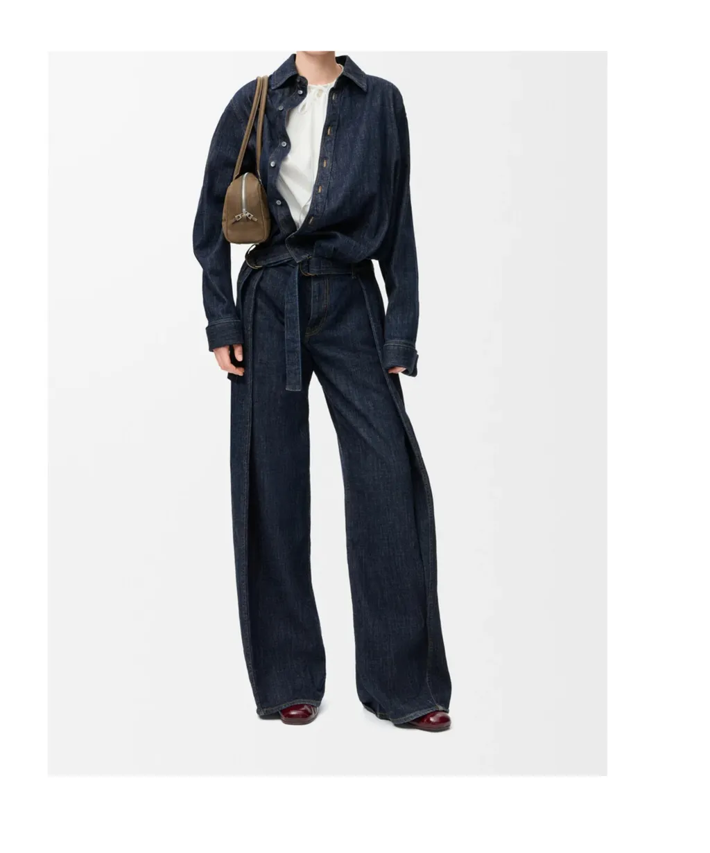 Loewe Draped Denim Shirt