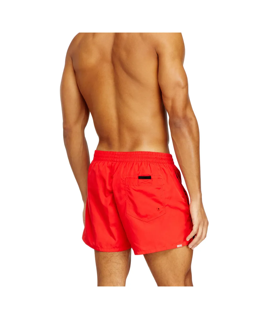 Olympic-34-D-Core Drawstring Logo Swim Shorts