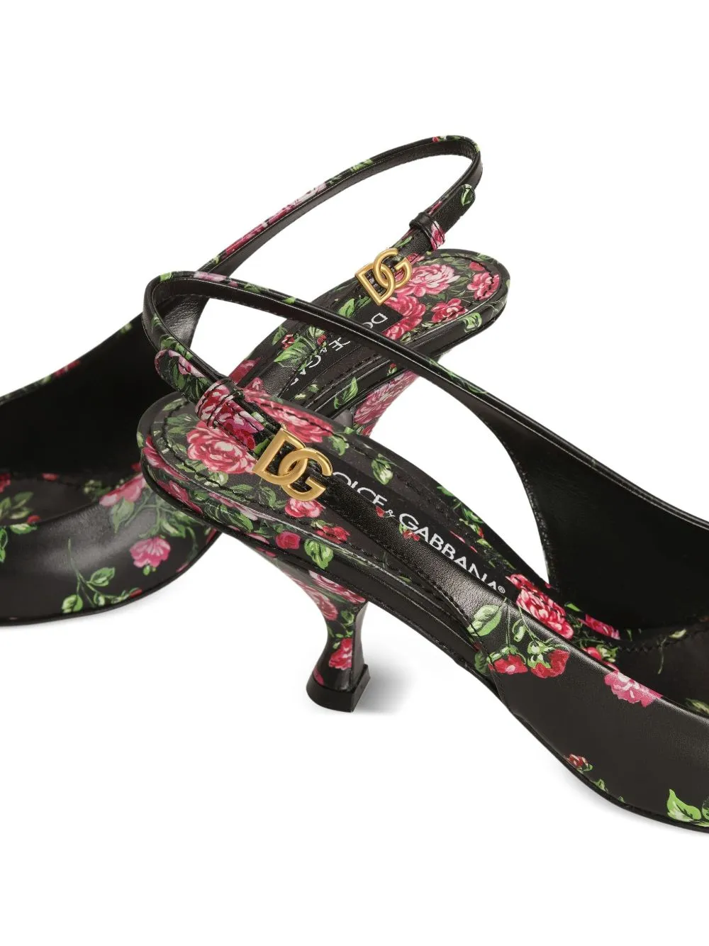 Dolce & Gabbana Lollo Floral Heeled Pumps