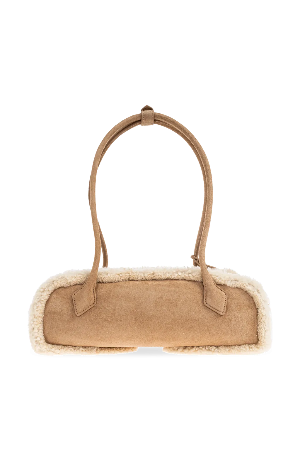 Beige Schultertasche