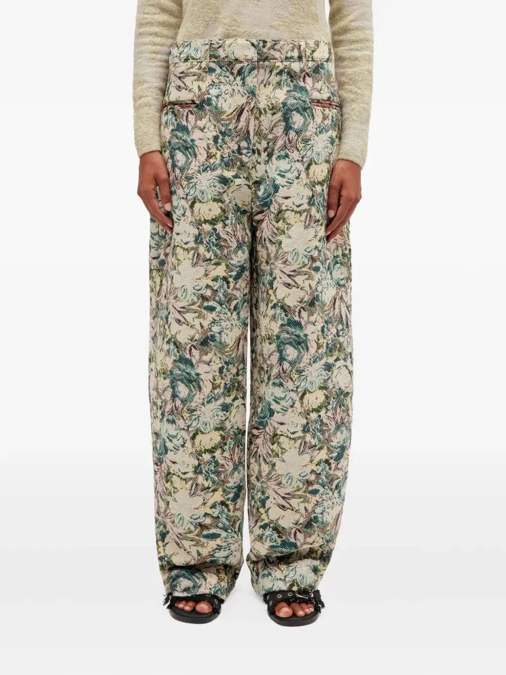 Casual Pants With Belt Loops