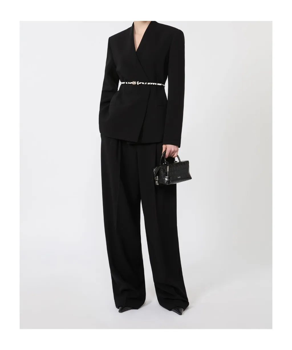 Max Mara Studio Mstcorvino Flowing Cady Trousers