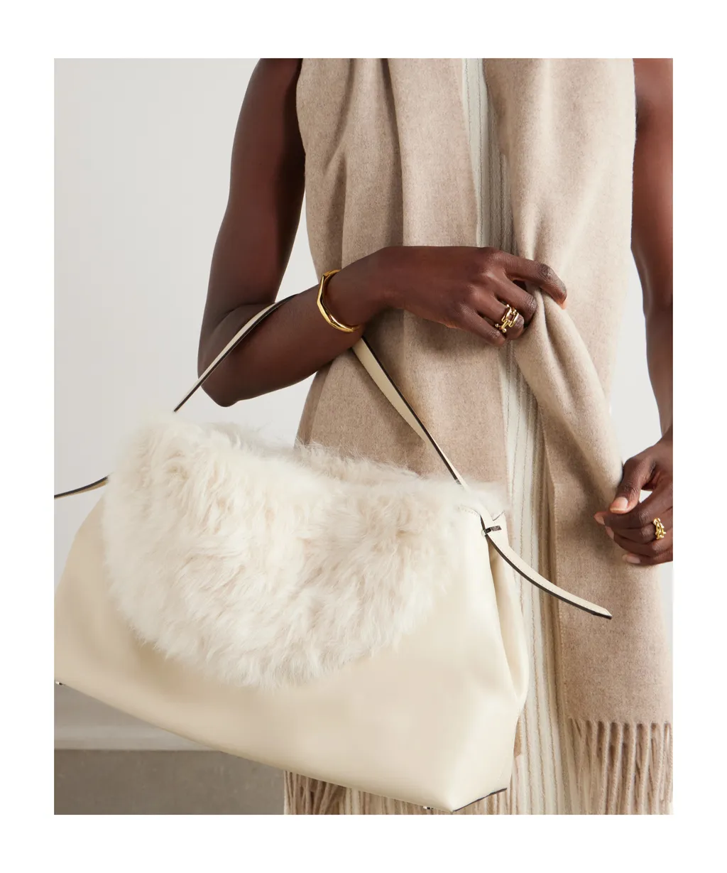 Shearling Tote Bag