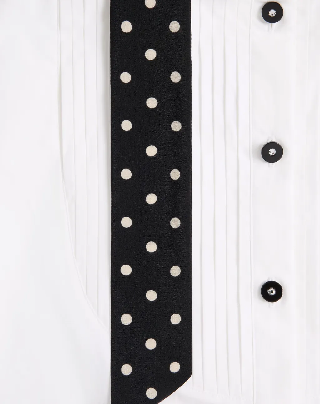 Valentino Plusdepois-Tie Button-Up Top