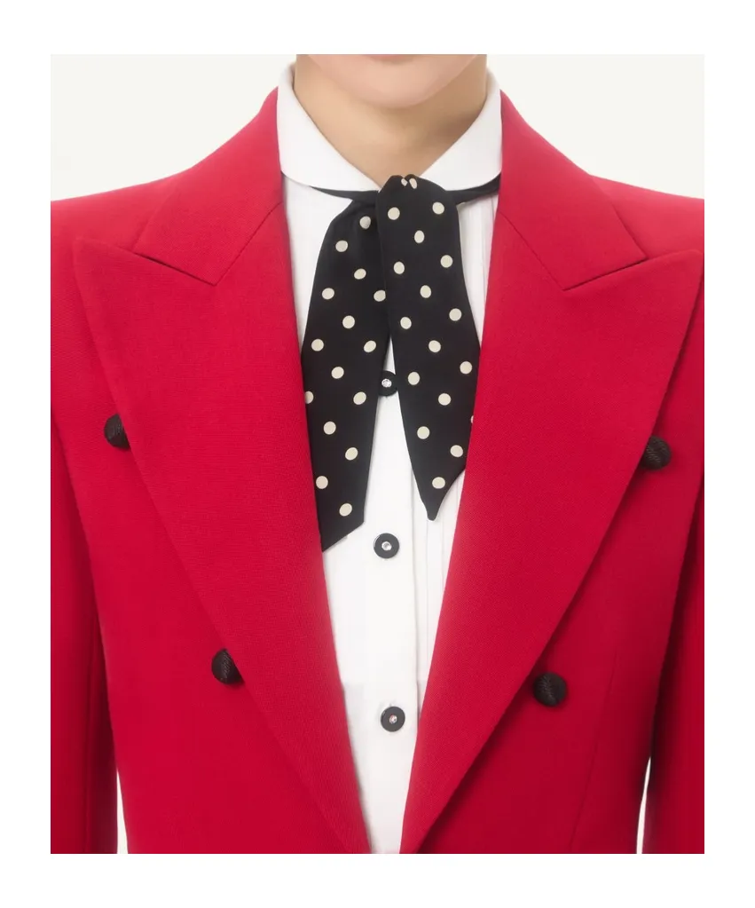 Valentino Plusdepois-Tie Button-Up Top