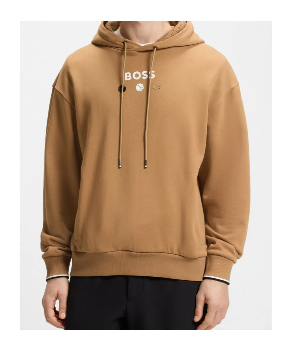 Boss Hugo Boss Tennis Artwork Terry Hoodie