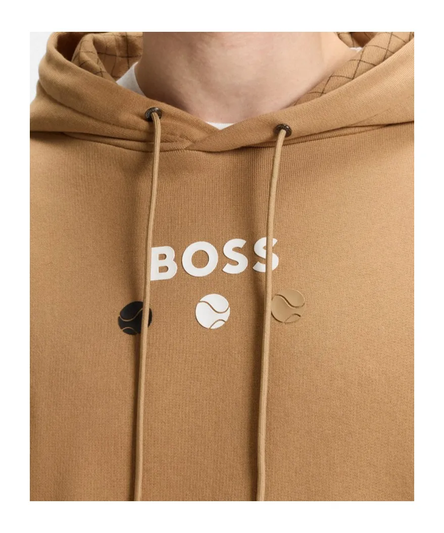 Boss Hugo Boss Tennis Artwork Terry Hoodie