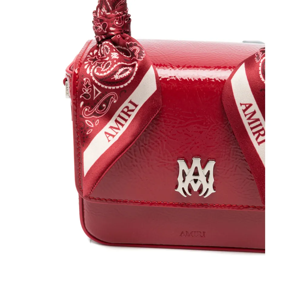 Amiri Logo Plaque Micro Ma Tote Bag