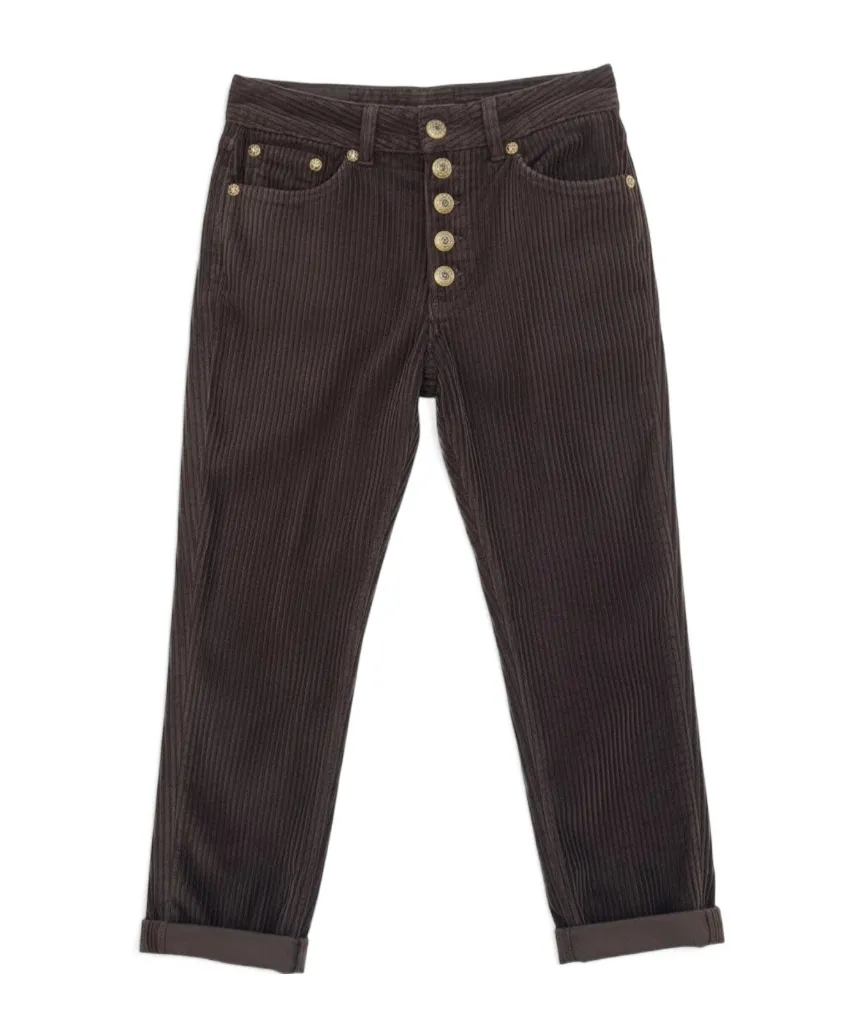 Dondup Buttoned Corduroy Pants