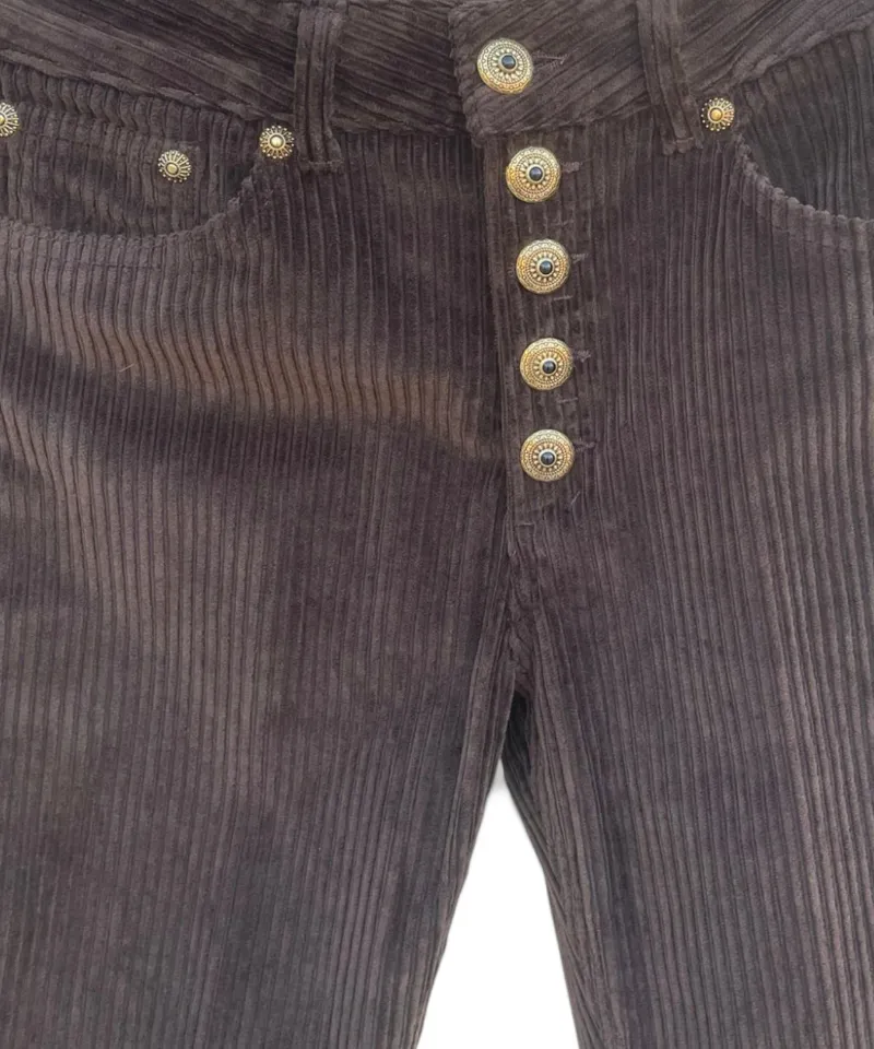 Dondup Buttoned Corduroy Pants