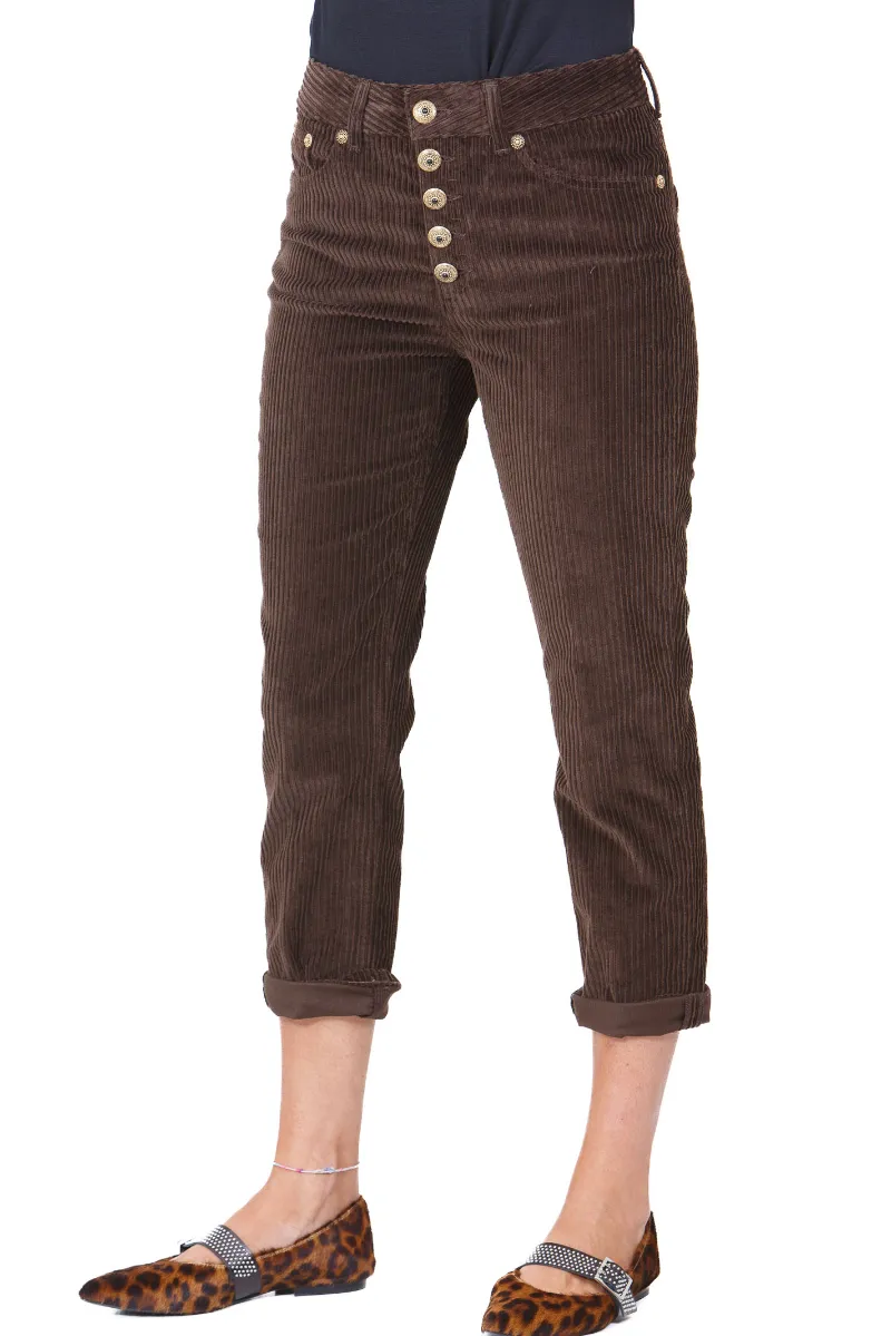 Dondup Buttoned Corduroy Pants