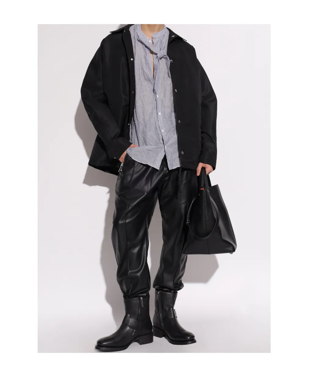 Dsquared2 Faux Leather Jogging Pants