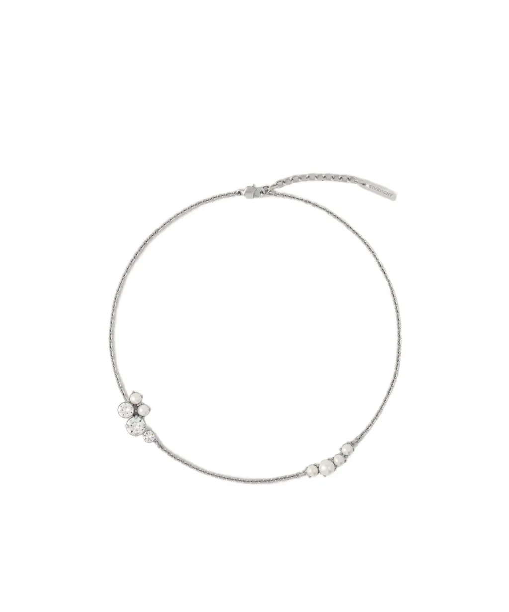 Givenchy Crystal Pearl Short Necklace