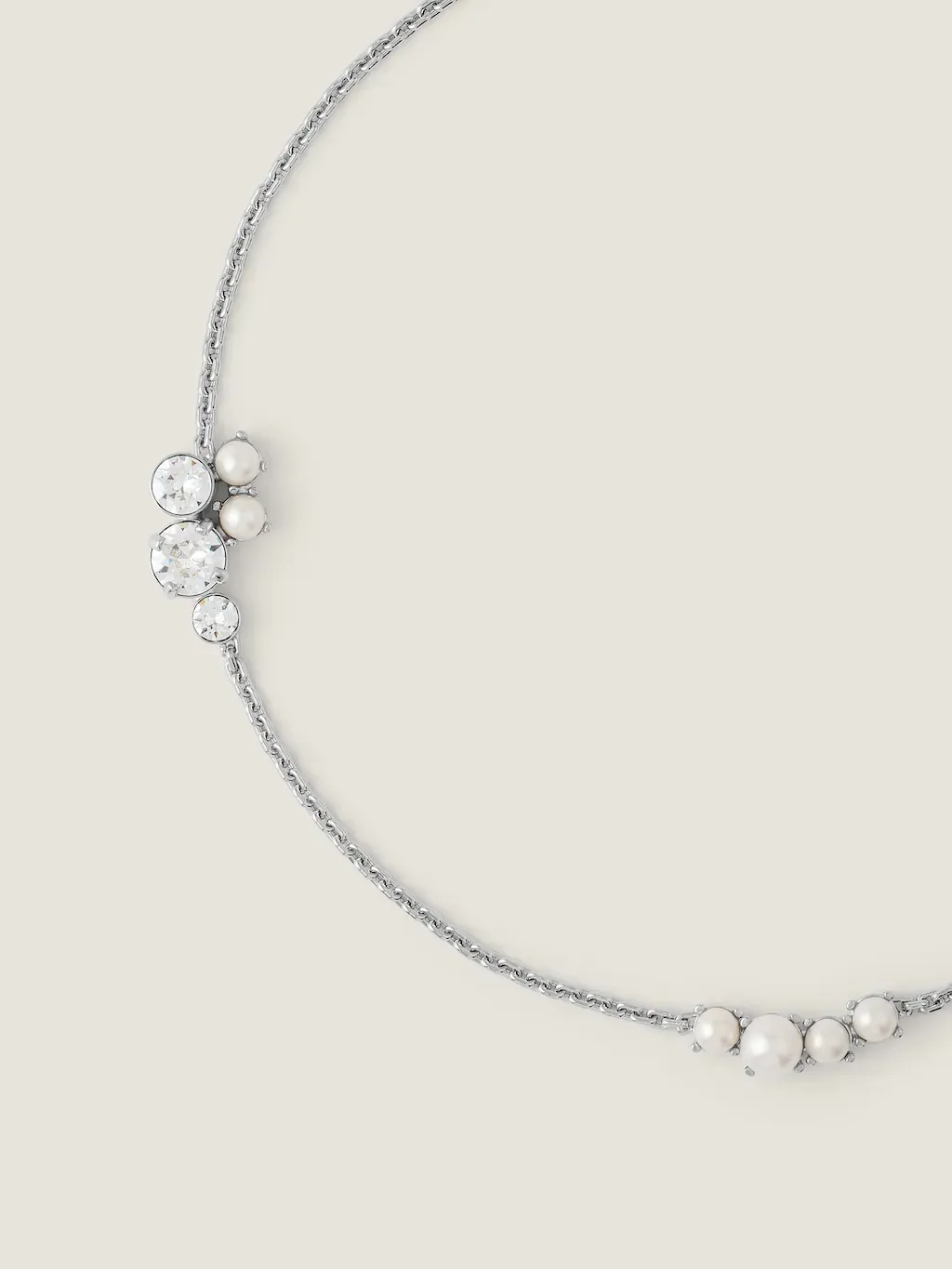 Givenchy Crystal Pearl Short Necklace