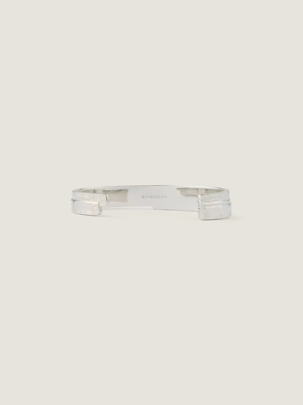 Givenchy Logo Engraved Tape Cuff Bracelet
