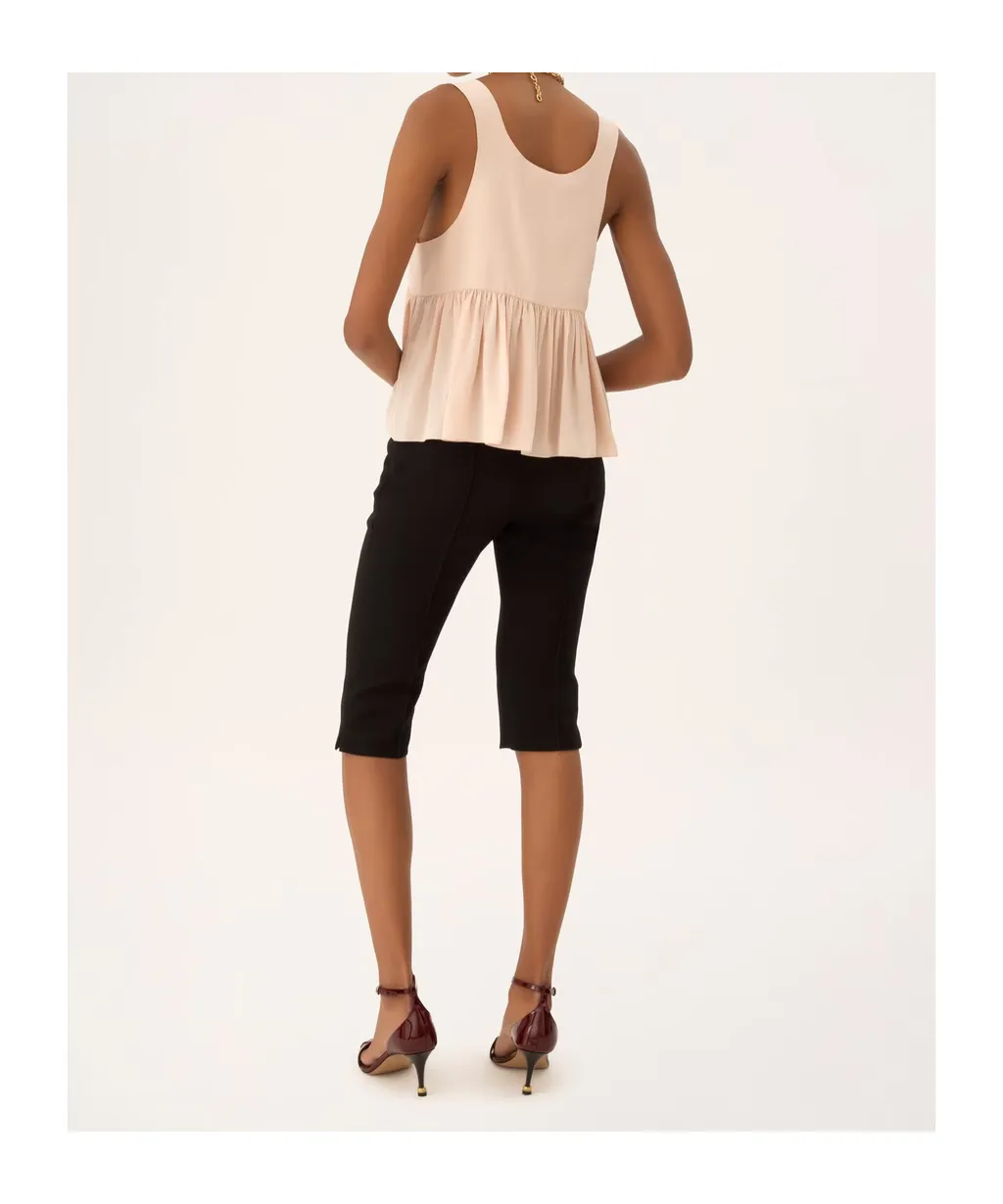 Chlo Gathered Sleeveless Top