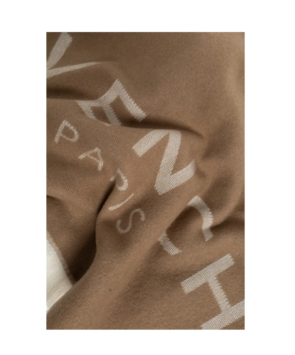 Givenchy Logo Jacquard Fringed Scarf