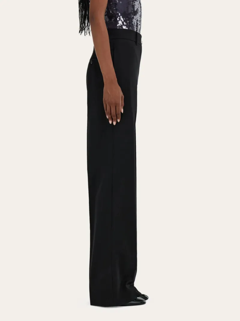 Cashmere Blend Tailored Trouser