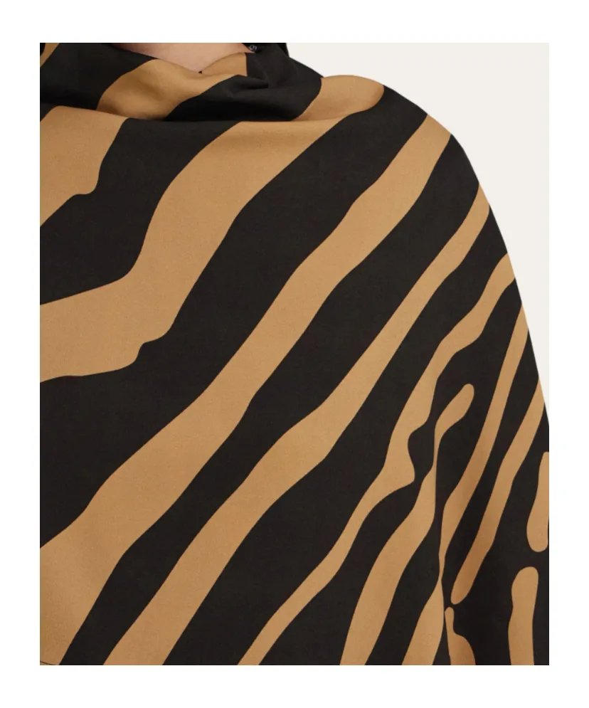 Sleeveless Animal Print Top
