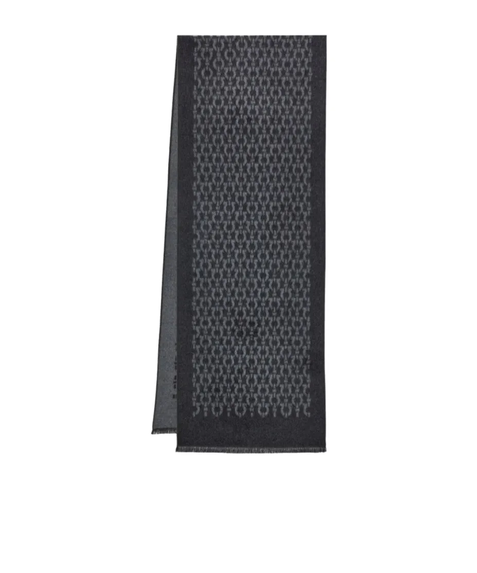 Gancini Silk Scarf