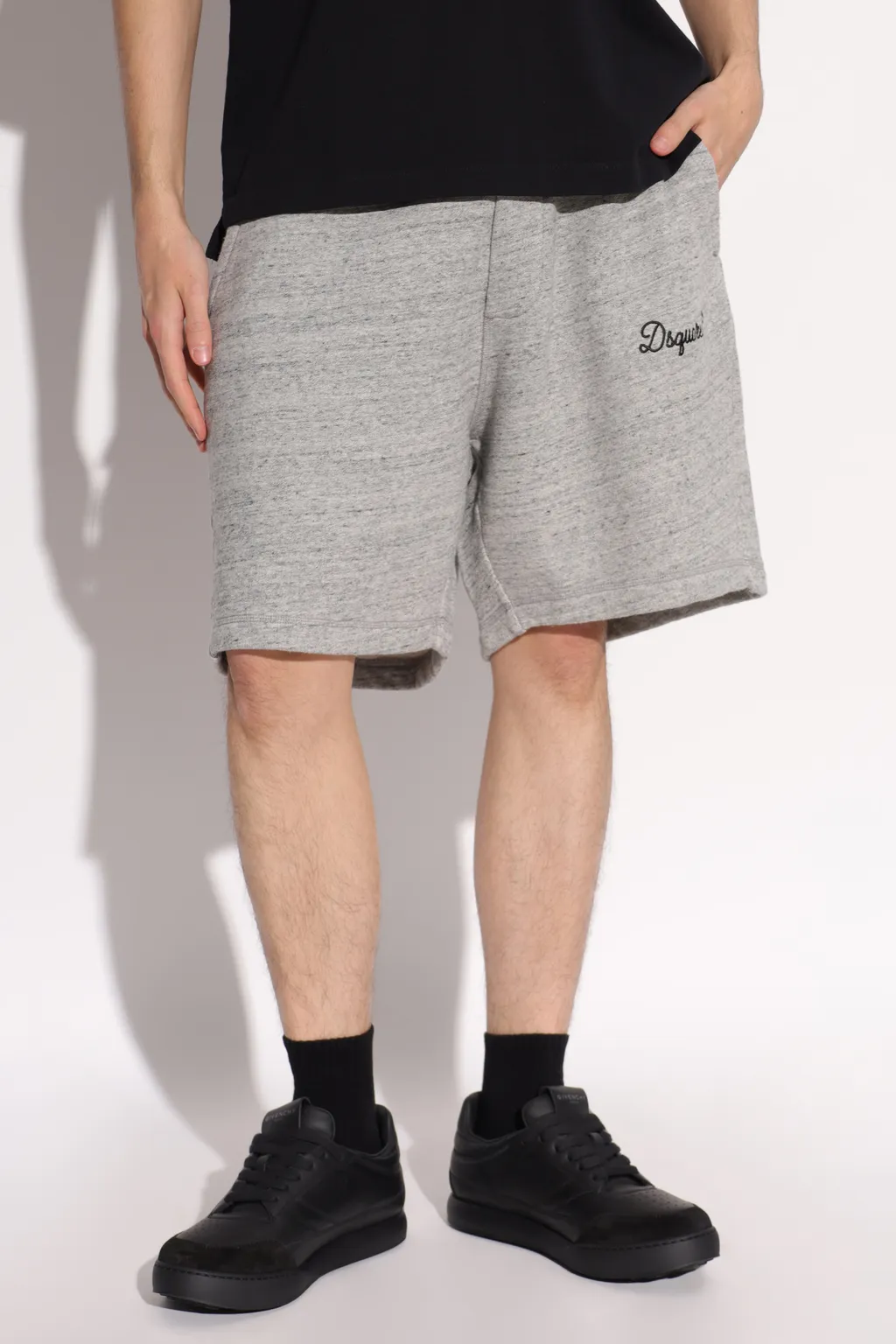 Dsquared2 Logo Embroidered Drawstring Shorts