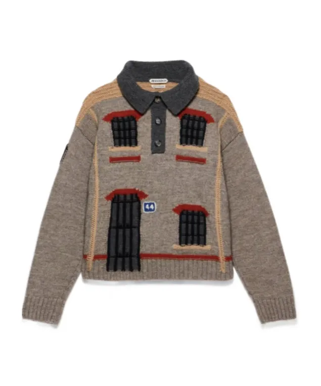 House Polo Sweater