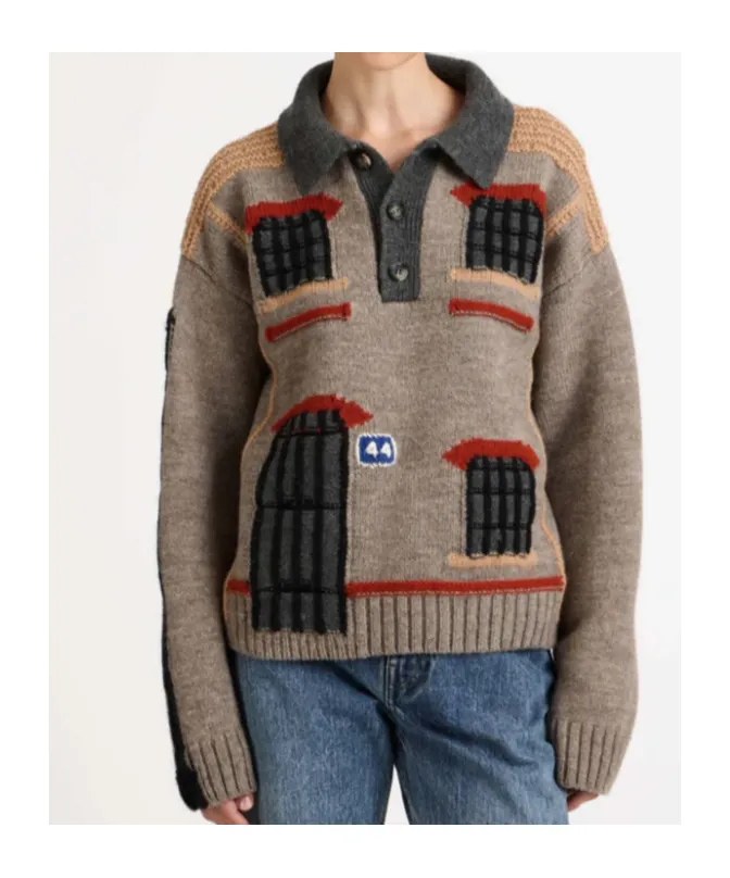 House Polo Sweater