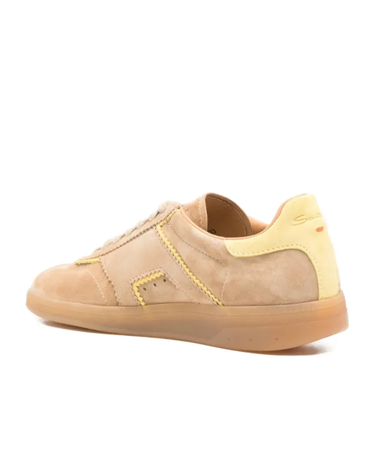 Santoni Logo Embossed Sneakers