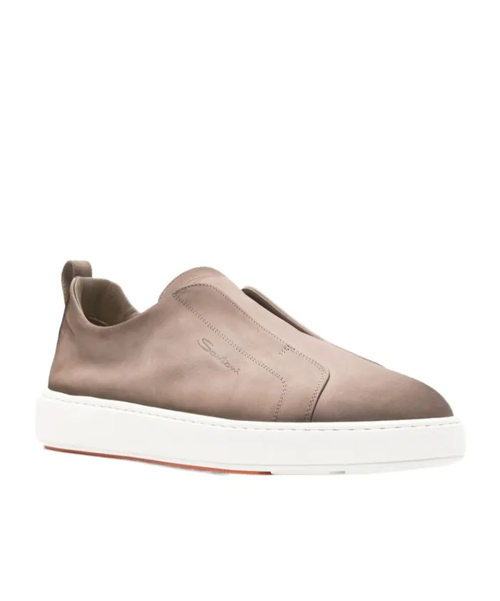 Santoni Minimal Slip-On Sneakers