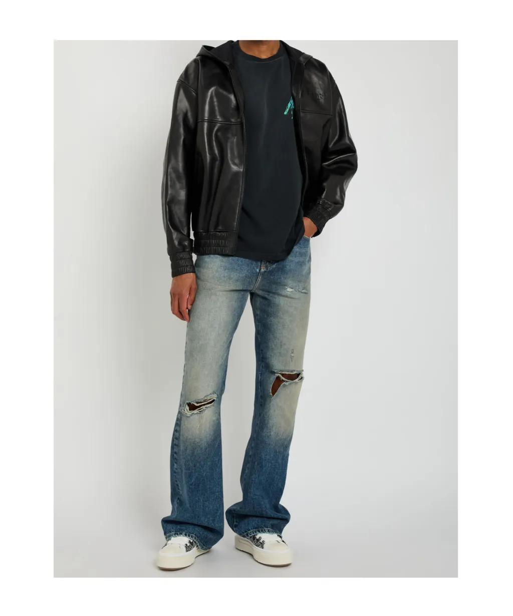Leather Zip Jacket