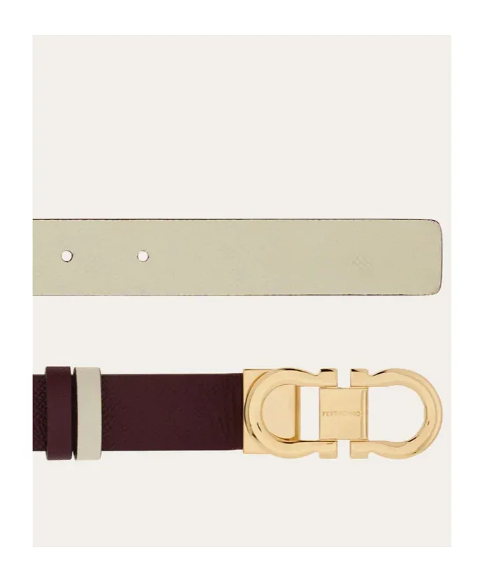 Ferragamo Reversible Gancini Buckle Belt
