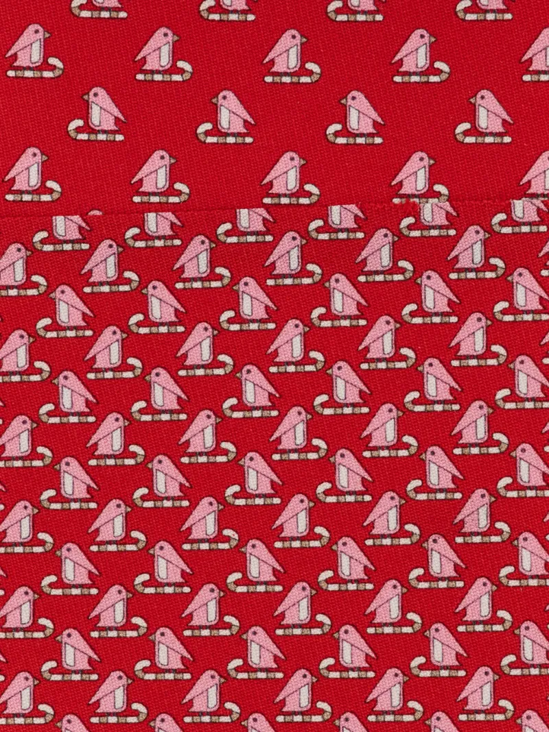 Ferragamo Logo Detailed Printed Tie