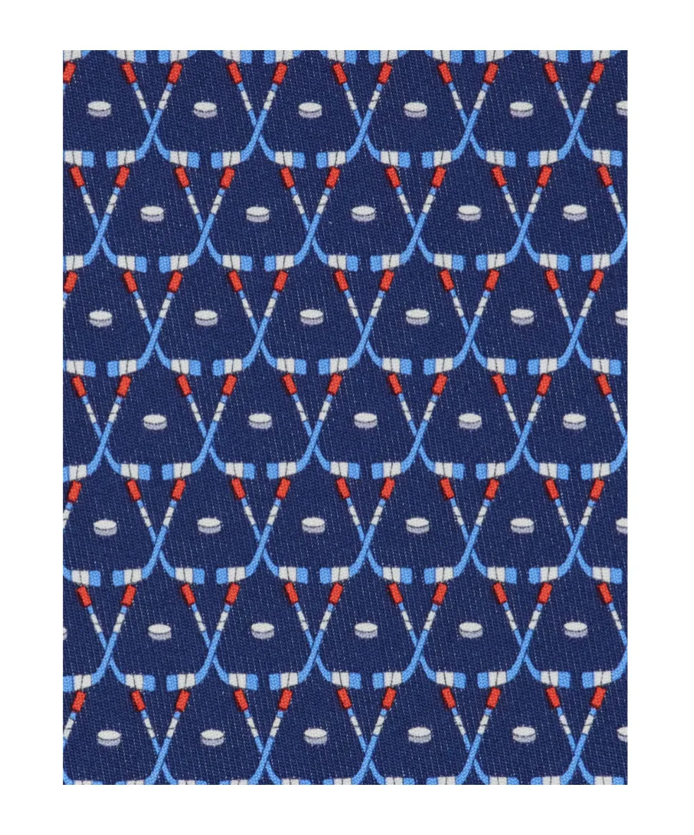 Ferragamo Logo Detailed Printed Tie