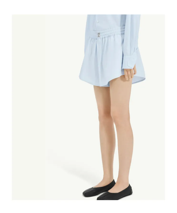 Mm6 Maison Margiela Poplin Shorts