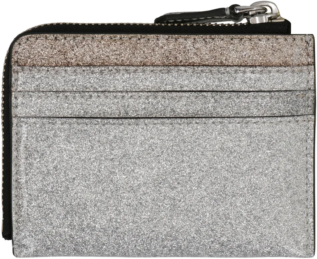 Marc Jacobs The Coated Glitter Everyday Top Zip Wallet