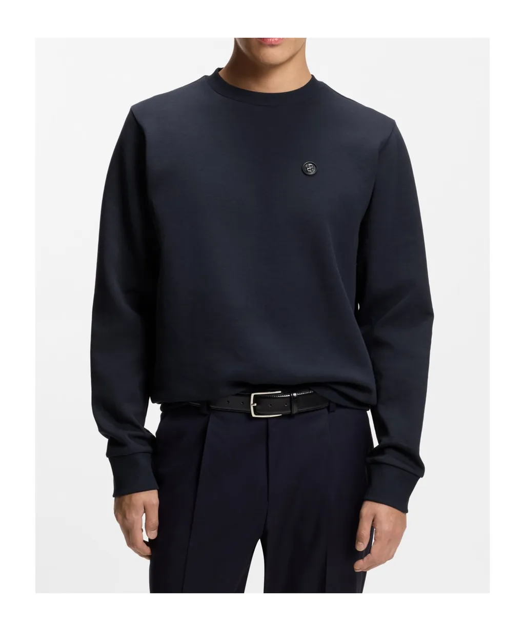 Appliqué Crew-Neck Sweatshirt