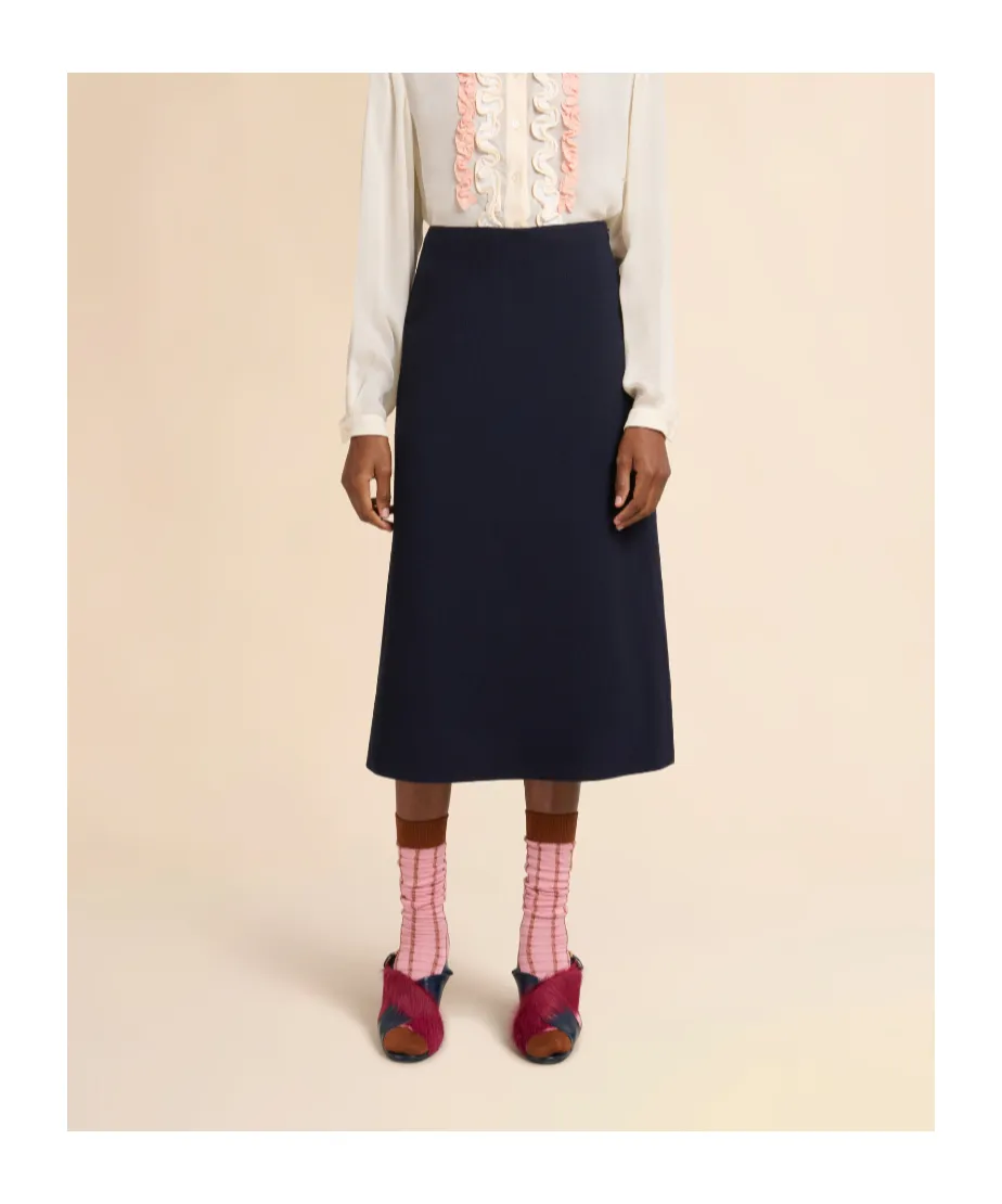 Marni CrÊPe A-Line Skirt