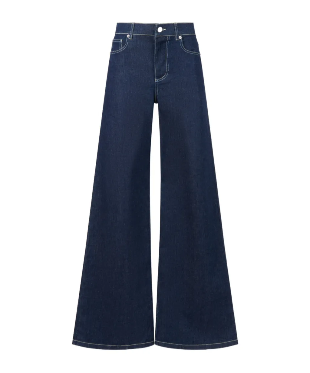Marni Stretch Denim Wide-Leg Jeans