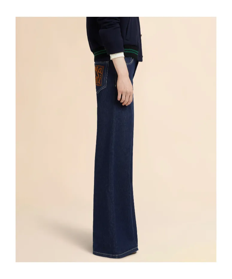Marni Stretch Denim Wide-Leg Jeans