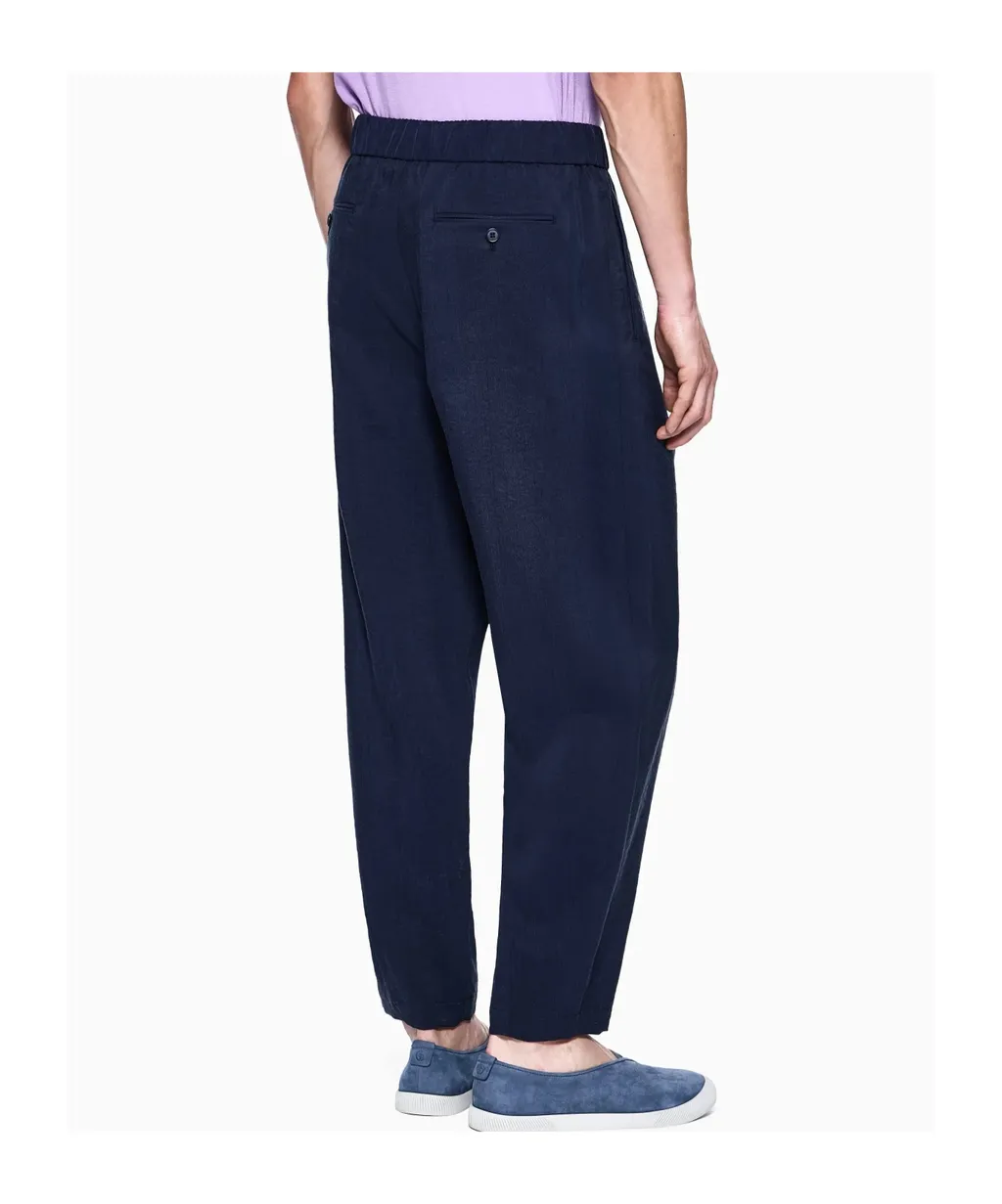 Button-Front Casual Pants